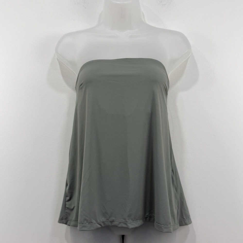 Intimately Free People Running Late Tube Top XL NWT Forest Fog Y2K Minimalist
